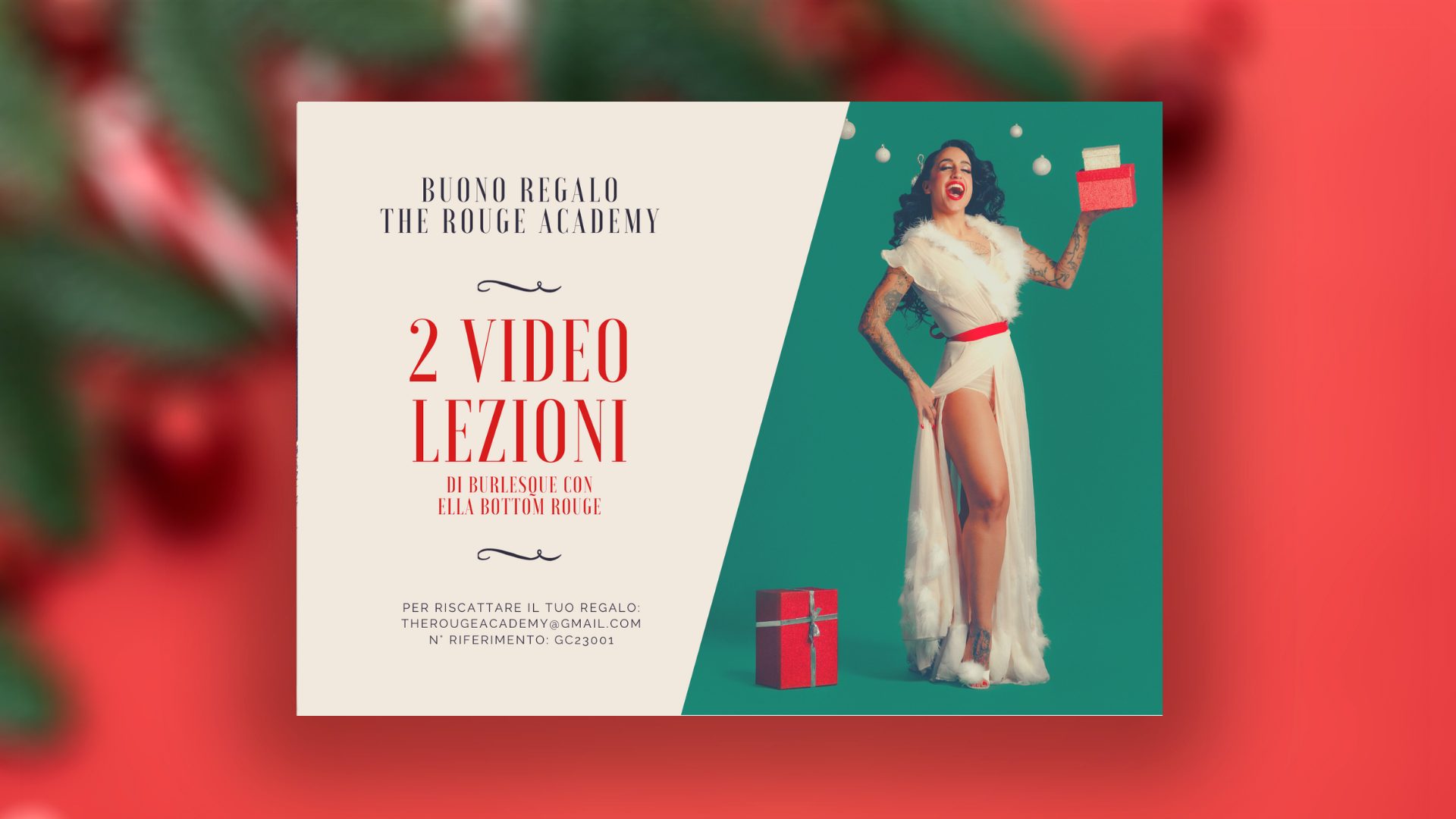 Bundle: 2 video lezioni private online con Ella Bottom Rouge